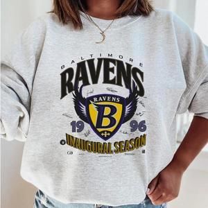 1996 Baltimore Ravens Inaugural Season Sweatshirt, Unisex Sweatshirt